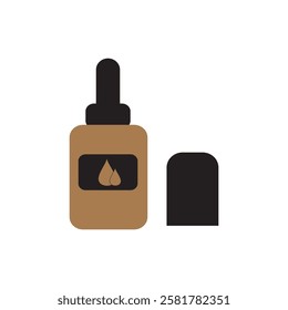 serum  logo icon illustration flat
