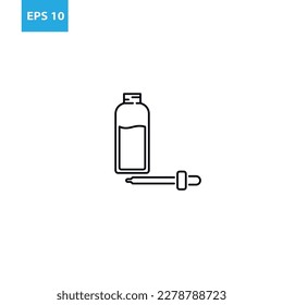 Icono de contorno sérico Ilustración vectorial
