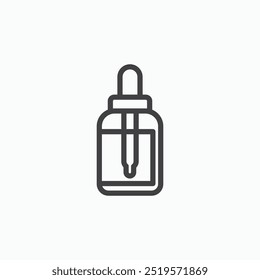 Serumlinesimple icon in line style.
