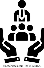 Servant Icon Glyph Vector Illustration