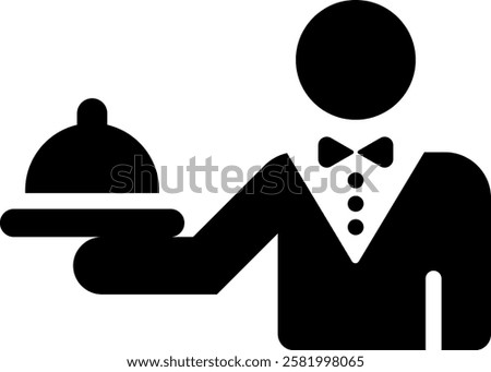 Servant Icon Glyph Vector Illustration