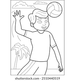 serve coloring book page for kids and adults creative coloring mindful relaxation activity