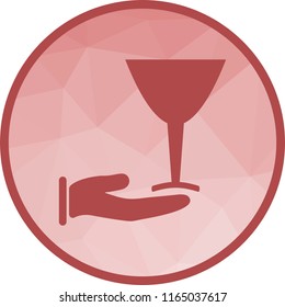 Serve Wine Icon