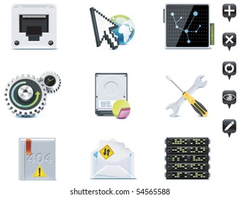 Server administration icons. Part 3