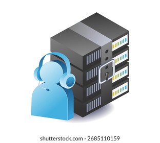 server administrator monitoring and managing data center