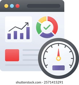 Server background Process Manager concept, Show Current Running Processes vector color icon design, Web hosting service Symbol, Computing machines Sign, Internet Application Management illustration