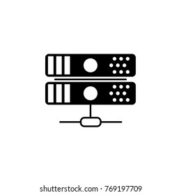 server blocks icon. PC hardware element icon. Premium quality graphic design icon. Computer Signs, isolated symbols collection icon for websites, web design, mobile app on white background