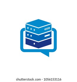 Server Chat Logo Icon Design