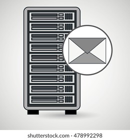 server computer email envelope