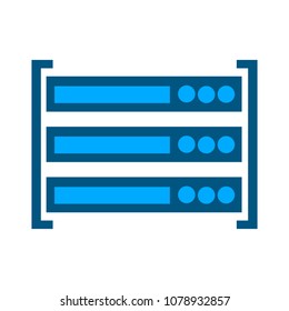 Server Data Racks - Computer Storage Icon