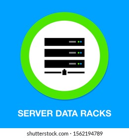 Server Data Racks - Computer Storage Icon