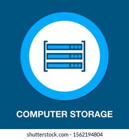 Server Data Racks - Computer Storage Icon