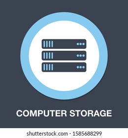 Server Data Racks - Computer Storage Icon