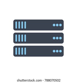 Server Data Racks - Computer Storage Icon