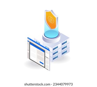 Server database protector application screen