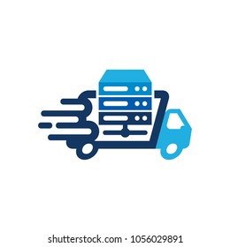 Server Delivery Logo Icon Design