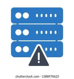 server error glyph double color