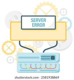 server error, internet and network disruptions