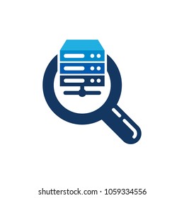 Server Find Logo Icon Design