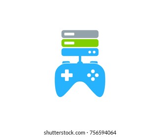 Server Game Icon Logo Design Element