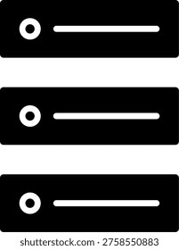Server Glyph Icon Vector Design