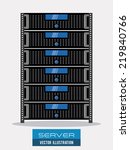 server graphic design , vector illustration