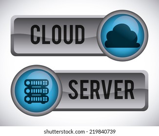 server graphic design , vector illustration