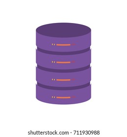 server hosting storage icon colorful vector illustration