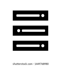 Server icon best , template logo design emblem isolated illustration  , connection network backup hosting , outline solid background white
