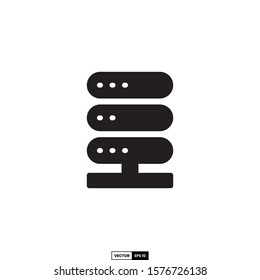 Server icon, design inspiration vector template for interface and any purpose