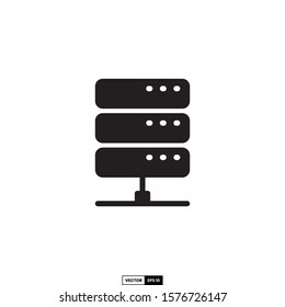 Server icon, design inspiration vector template for interface and any purpose