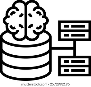 Server Icon Element For Design