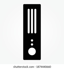 Server-Symbol flach. Illustration, einzelne Vektorsymbol