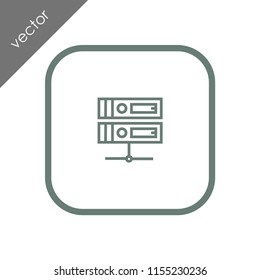 server icon - illustration