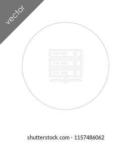 server icon - illustration