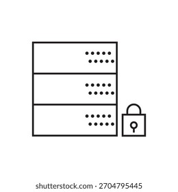 ícone do servidor ilustração elemento design