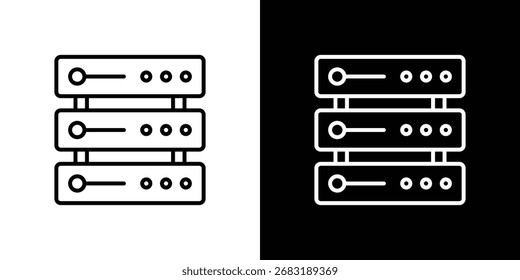 Server icon Illustration. Vector Graphic. EPS 10