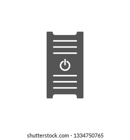 Server icon isolated on background. Computing symbol modern, simple, vector, icon for website design, mobile app, ui. Vector Illustration