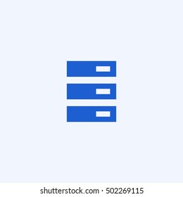 server icon, isolated, white background