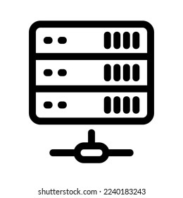 server icon or logo isolated sign symbol vector illustration - high quality black style vector icons
