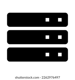 server icon or logo isolated sign symbol vector illustration - high quality black style vector icons