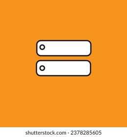 A server icon, often illustrated as a computer or storage device, symbolizes data hosting and network functionality.
