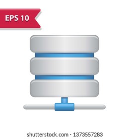 Server Icon. Professional, pixel-aligned icon in realistic colors.