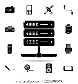 server icon. Technology icons universal set for web and mobile