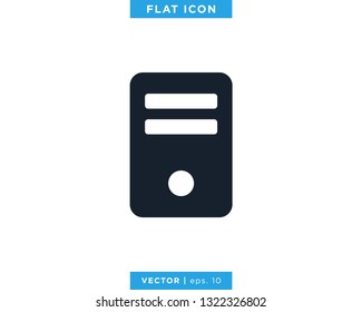 Server Icon Vector Design Template