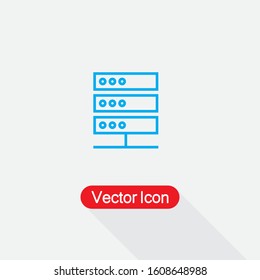 Server Icon Vector Illustration Eps10