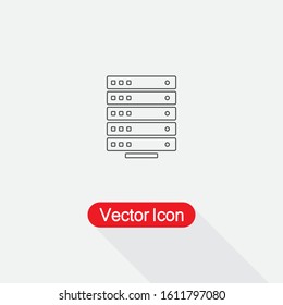 Server Icon Vector Illustration Eps10