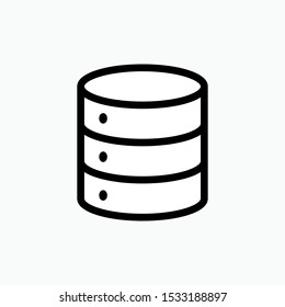 Server Icon - Vector, Sign and Symbol for Design, Presentation, Website or Apps Elements.