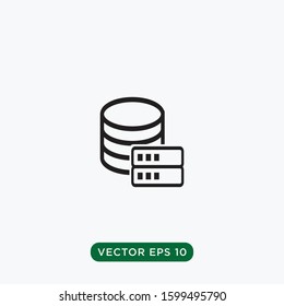 server icon vector template design template