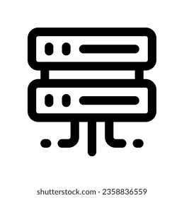 server icon. vector icon for your website, mobile, presentation, and logo design.